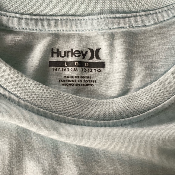 Hurley boys blue short sleeve graphic tee size large - Picture 3 of 4
